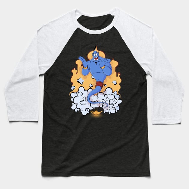 Great Genie Baseball T-Shirt by Riverart